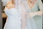 Romantic A-line wedding dress