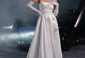 White Satin Wedding dress