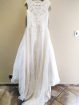 Elegant white wedding dress