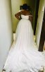 Modern, elegant and classy white wedding dress!